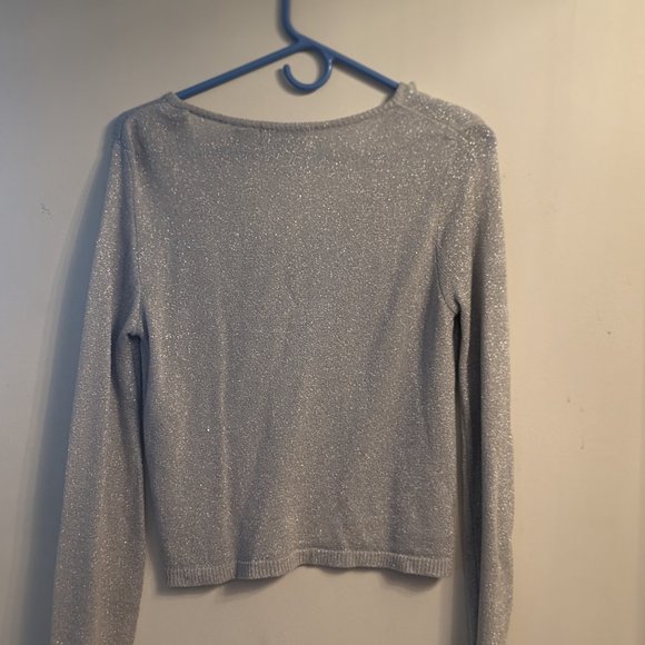 Vintage Silver sparkle cardigan - Picture 2 of 4